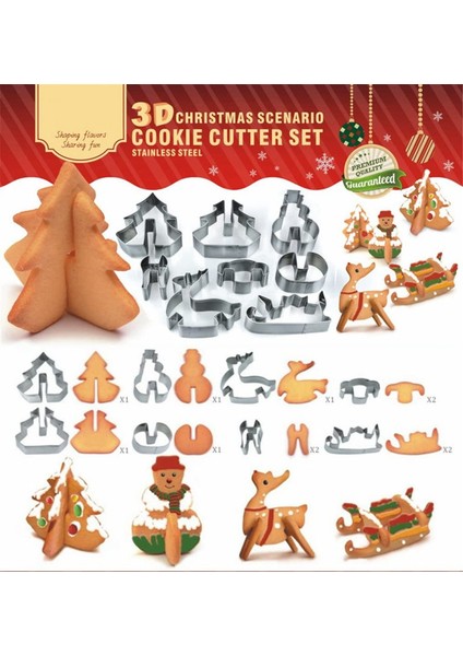 8 Şişe Noel Kurabiyesi (Yurt Dışından) fiyatları