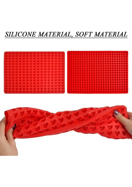 Silikon Fırın Tepsisi 2 Dilim Kırmızı (Yurt Dışından) fırsatları