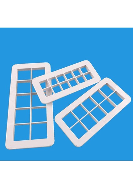 3 Kare Kek Kesme Kalıpları Seti (Yurt Dışından) modelleri