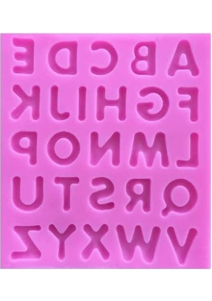 1 Büyük Harf Silikon Kalıp (Yurt Dışından)
