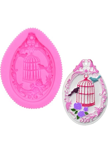 1 Kuş Kafesi Silikon Kalıp (Yurt Dışından)