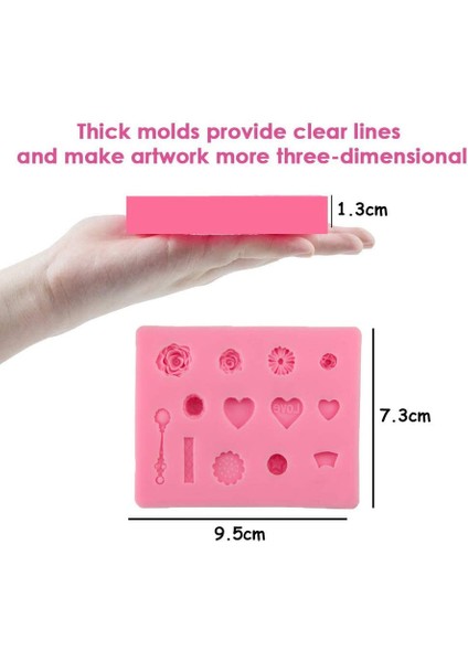 4 Parça Tatlı Silikon Pembe Kalıp (Yurt Dışından) fırsatları