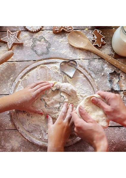 9 Paket Noel Kar Tanesi Bisküvi Kesici (Yurt Dışından) modelleri