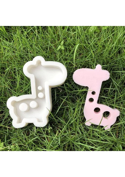 2 Zürafa Silikon Kalıp Seti (Yurt Dışından)
