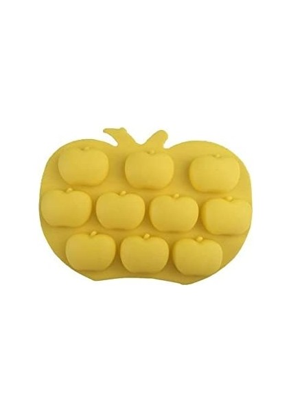 2 Adet 10SZT Elma Şekilli Silikon Kalıp (Yurt Dışından)