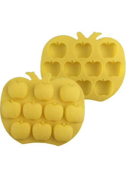 2 Adet 10SZT Elma Şekilli Silikon Kalıp (Yurt Dışından) modelleri
