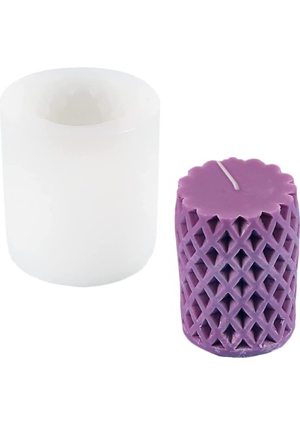 2x Silindirik Elmas Silikon Kalıp (Yurt Dışından)