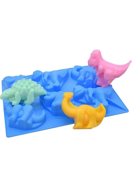 2 Adet 6 Dinozor Silikon (Yurt Dışından) modelleri