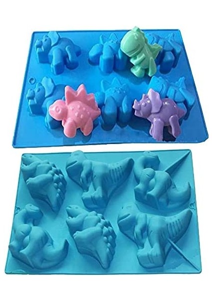 2 Adet 6 Dinozor Silikon (Yurt Dışından) fırsatları