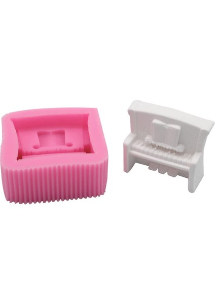 1 Sanat 3D Piyano Silikon Kek Kalıp (Yurt Dışından)