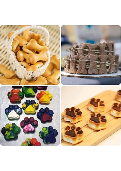 4 Kemik Pençe Pişirme Kalıbı 3 Renk (Yurt Dışından) fiyatları