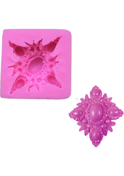 2 Set Mücevher Dekoratif Çiçek Silikon Kalıp (Yurt Dışından) modelleri