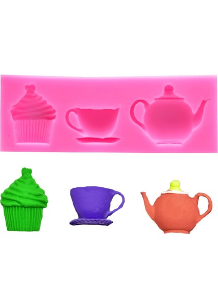 1 Bardak Çaydanlık Silikon Kalıp (Yurt Dışından)