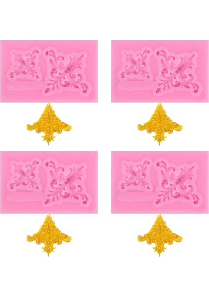 Dört Atış Çapraz Kafa Pişirme Kalıbı (Yurt Dışından)