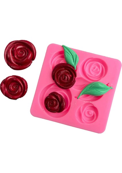 1x Gül Yaprağı Fontaine Kek Silikon Kalıp (Yurt Dışından) fırsatları