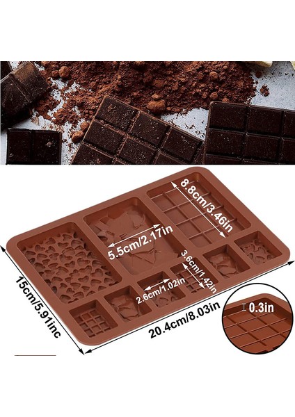 3 Silikon Çikolata Kalıp (Yurt Dışından) modelleri