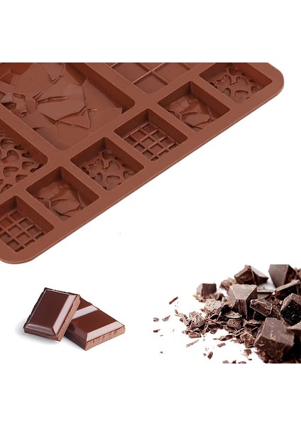 3 Silikon Çikolata Kalıp (Yurt Dışından) fırsatları