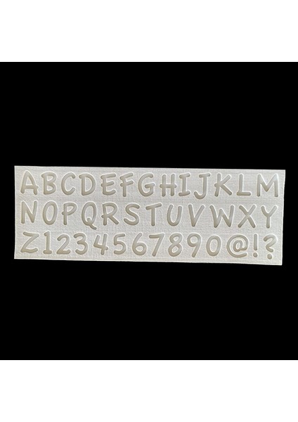 1 Alfasayısal Semboller Için Silikon Form (Yurt Dışından) fırsatları