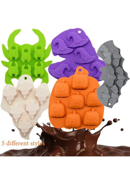 10 Parçalı Cadılar Bayramı Temalı Kalıpların Iki Seti (Yurt Dışından) indirimleri