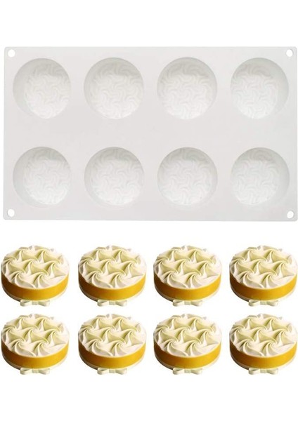 Tatlı Kalıp 8 Delikli Çiçek Spiral (Yurt Dışından) fiyatları