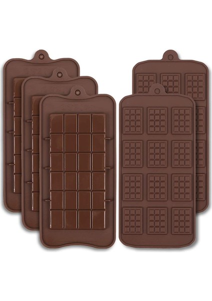 5 Gıda Sınıfı Çikolata Silikon Kalıpları (Yurt Dışından)