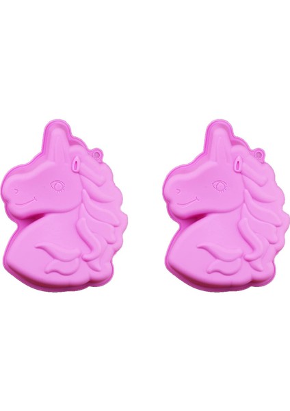 2 Tek Boynuzlu At Kurabiye Kalıp Pembe (Yurt Dışından) fiyatları