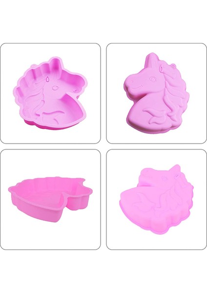 2 Tek Boynuzlu At Kurabiye Kalıp Pembe (Yurt Dışından) indirimleri