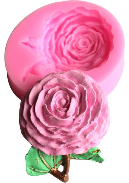 1x Gül Sıvı Silikon Kalıp (Yurt Dışından)