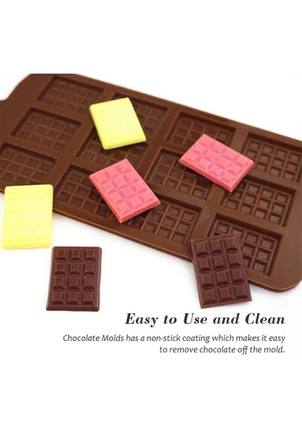 2 12 Boşluklu Yapışmaz Çikolata Güveç Kalıpları (Yurt Dışından) modelleri