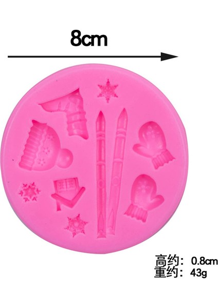 Çift Fırınlı Kış Kayak Seti Bisküvi Kalıbı (Yurt Dışından) modelleri