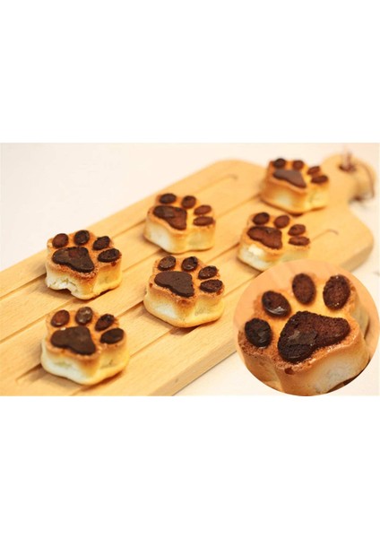 2 Adet Köpek Yavrusu Ayak Izi Silikon Kalıp Pembe (Yurt Dışından) fırsatları