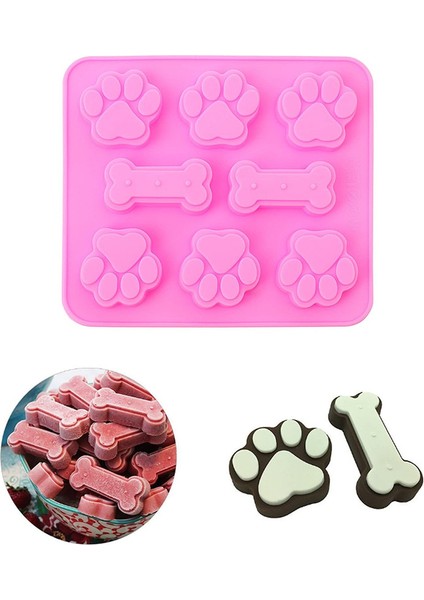 4 Adet 2-W-1 Silikon Kalıp (Yurt Dışından) modelleri