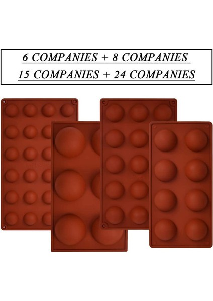 4 Büyük Yarım Daire Ahşap Filament Bisküvi Kalıp (Yurt Dışından) modelleri