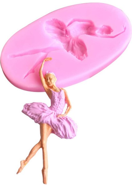 1 Bale Kız Sıvı Silikon Kalıp (Yurt Dışından)