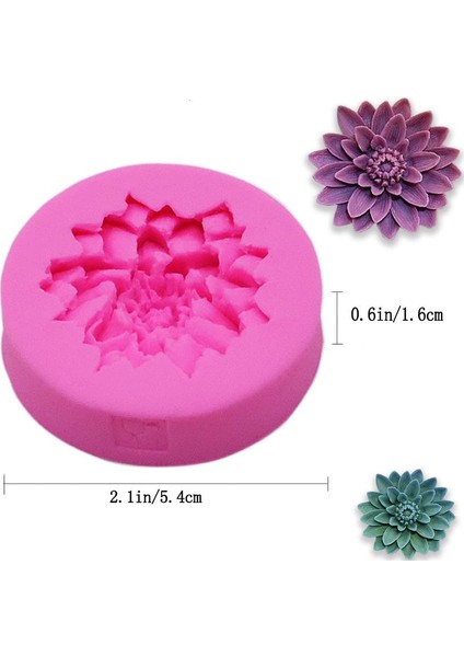 3 Adet Silikon Gül Papatya Kalıp (Yurt Dışından) fiyatları