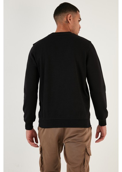 Pamuklu Regular Fit Bisiklet Yaka Sweat Erkek Sweat 5905453 indirimleri