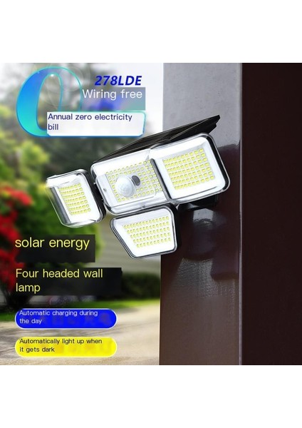 Dört Taraflı Solar Bahçe Aydınlatması (Yurt Dışından) modelleri
