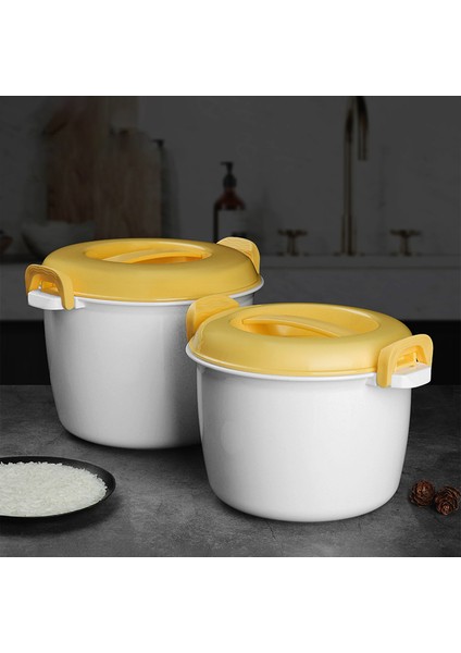 Taşınabilir Mikrodalga Fırın Pirinç Pişirici Çok Fonksiyonlu Vapur 2800ML (Yurt Dışından)