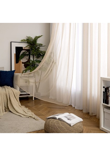2 Düz Perde BEJ-140 x 183 cm (Yurt Dışından) indirimleri