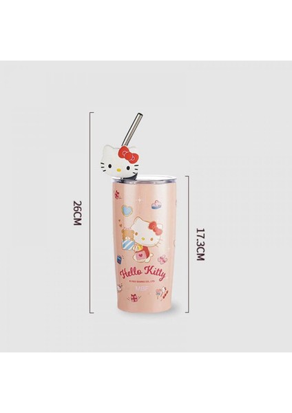 Yalıtımlı Su Bardağı Kadın Sevimli Sanrio Çevresel Karikatür Bardak (Yurt Dışından)