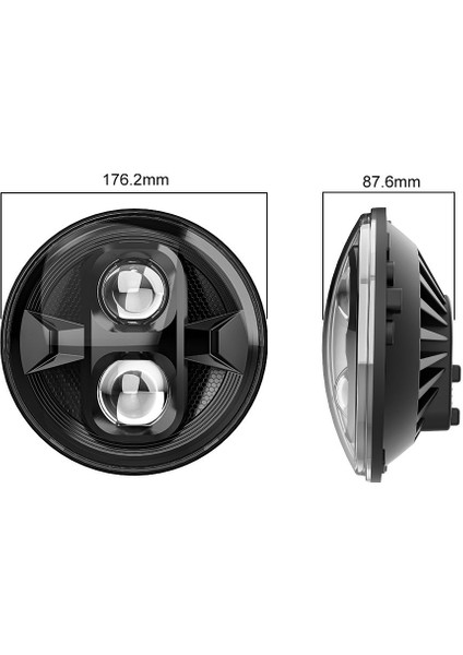 Jeep Wrangler Orijinal Mercekli LED Far