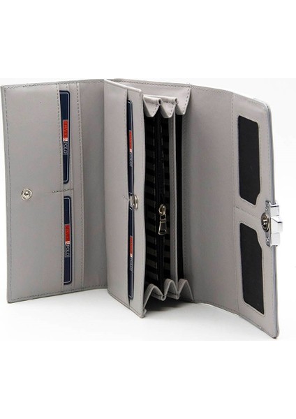 Silver & Polo Beyaz - A.gri SP979 Kadın Cüzdan & Kartlık indirimleri