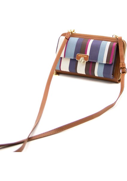 Kadın Askılı Cüzdan Mix - Taba SP921 Silver & Polo fırsatları