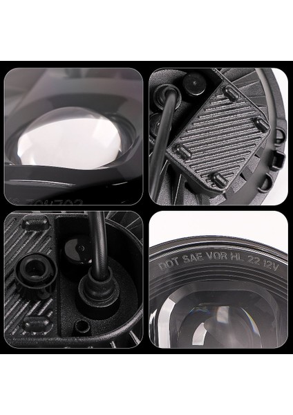 Harley Davidson Motosiklet Orijinal Mercekli LED Far fırsatları