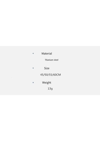 Erkek Titanyum Çelik Kolye (Yurt Dışından) fiyatları