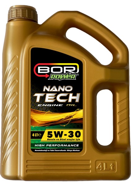 5W-30 Motor Yağı 4 Litre