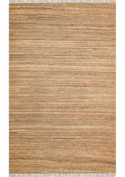 Asos Kilim As 01 Natural Jüt Görünümlü Hav Toz Vermez Çift Taraflı Yıkanabilir Kilim