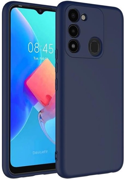 Tecno Spark 8c Kılıf Lansman Tasarım Iç Yüzeyi Kadife Silikon