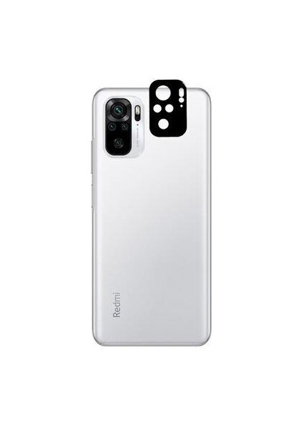 Xiaomi Poco M5S 3D Kamera Lens Koruyucu Temperli Cam Çerçeve