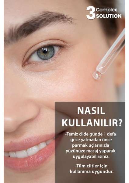 Aydınlatıcı + Sıkılaştırıcı + Nemlendirici 3 Complex Solution 20 ML